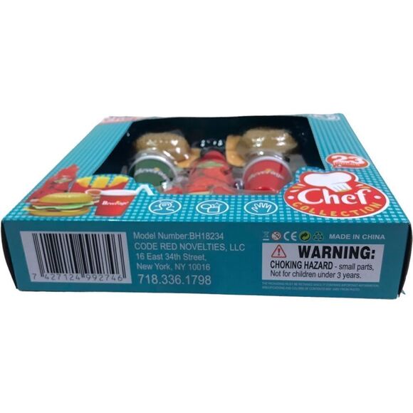 Toy Chef Burger & Fries Play Food Set - Picture 7 of 7